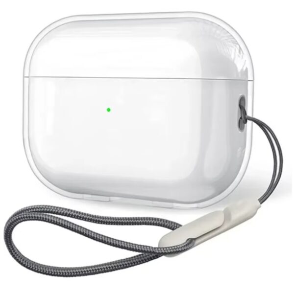 Funda airpods PRO 2 transparente con tira