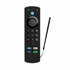 Funda para control remoto fire tv 2021 + sujetador 3era generación, 4k y max color negro