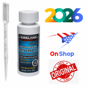 Kirkland minoxidil Frasco 60ml + Gotero