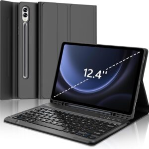 Case Con Teclado Para Galaxy Tab S10 plus / S9 plus / S9 fe plus / s8 plus / s7 plus