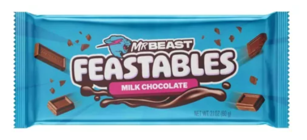 Chocolate Feastables sabor Milk Chocolate