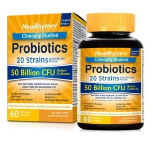 NewRhythm Probioticos Premium 50 Billones 60 Caps Digestion Eg P1
