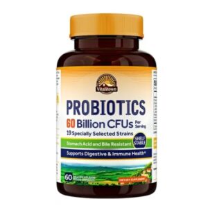 Vitalitown Probioticos, Prebioticos & Enzimas Digestivas 60 billones CFU