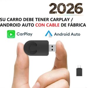 Adaptador carplay y android auto 2 en 1 inalambrico MINI