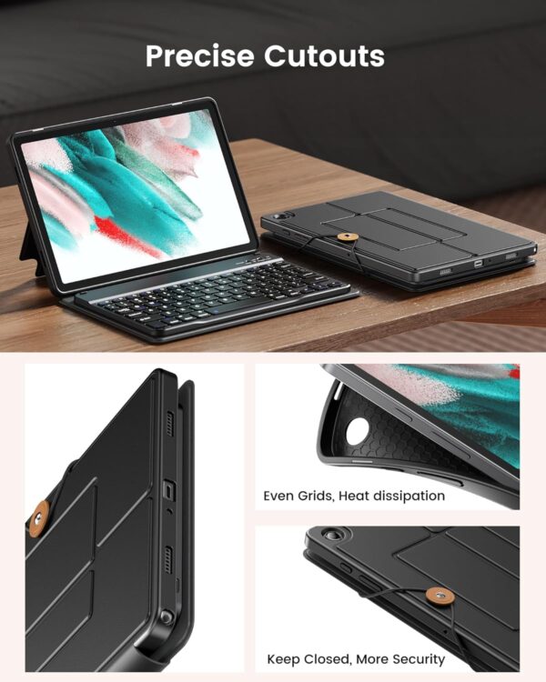 Case Con Teclado para Samsung Galaxy tab a9 plus keyboard - Imagen 2