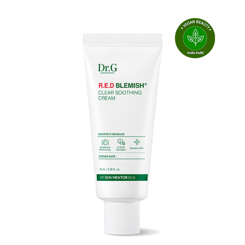 Crema Hidrante Coreana Dr G Red Blemish Soothing Cream 50ml