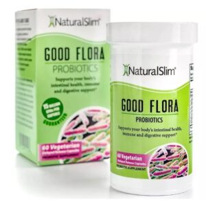 Naturalslim Good Flora Probiotics probioticos flora instestinal 60 Capsulas