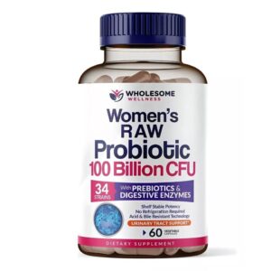 Suplemento Wholesome Wellness Probioticos Prebiotico 60 Caps