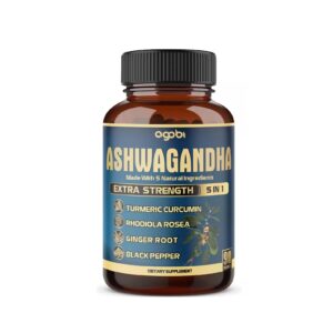 Agobi Ashwagandha Curcuma Gengibre Pimienta 3 Meses Eeuu