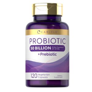 Vitamina Carlyle Probióticos + Prebióticos 50 Billones 120 Cap