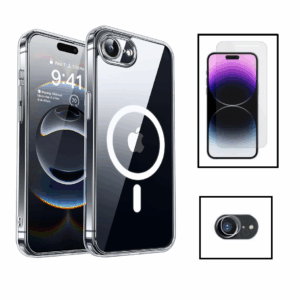 Case Funda protector Para iPhone 16e 2025 Compatible Magsafe Y Mica vidrio