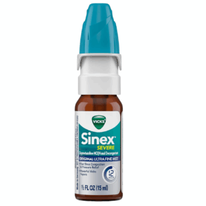 Spray Descongestionante Nasal Vicks Sinex Severe Sinusitis americano