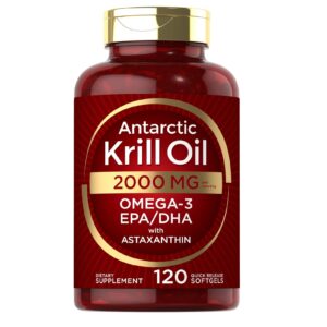Vitamina Carlyle Aceite De Krill 2000 Mg 120 Capsulas Krill Oil