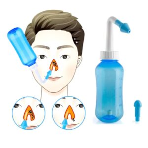 Limpiador Nariz Irrigador Nasal Lavado 300ml Sinusitis botella limpieza