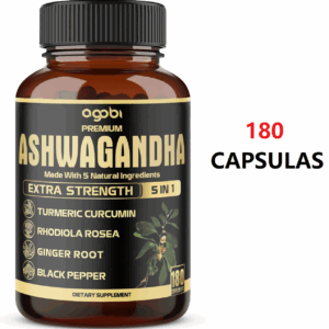 Agobi Premium - Ashwagandha 5200 Mg 180 Capsulas