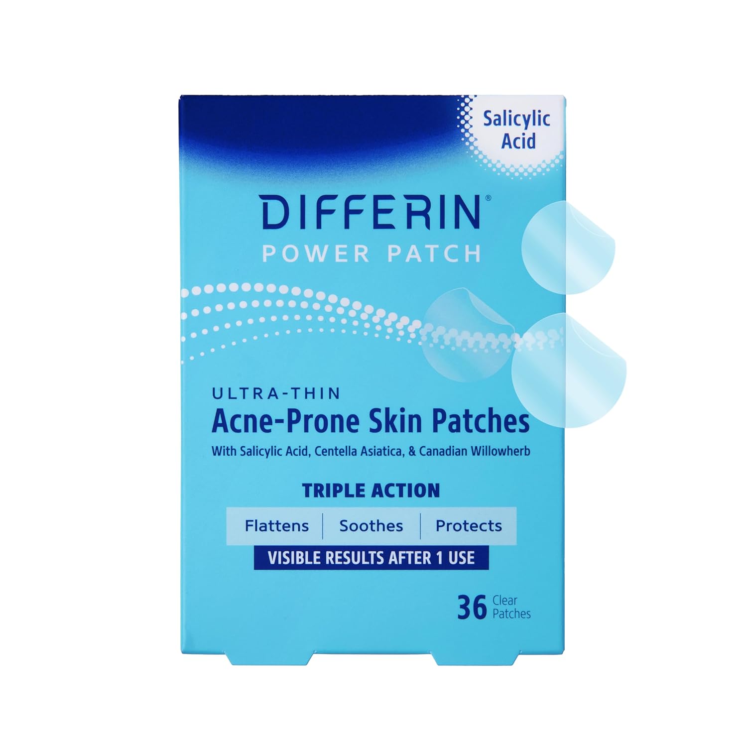 Parche Acne Granos Differin Con Acido Salicilico Y Centella