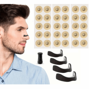 Bandas Nasales Tiras Magnéticas Iman Nariz Respira Mejor X30
