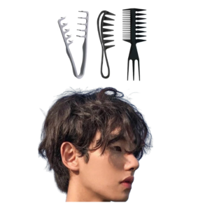 Peine Premium set 3 en 1 Para Peinados Con Textura Texturizado estilo coreano