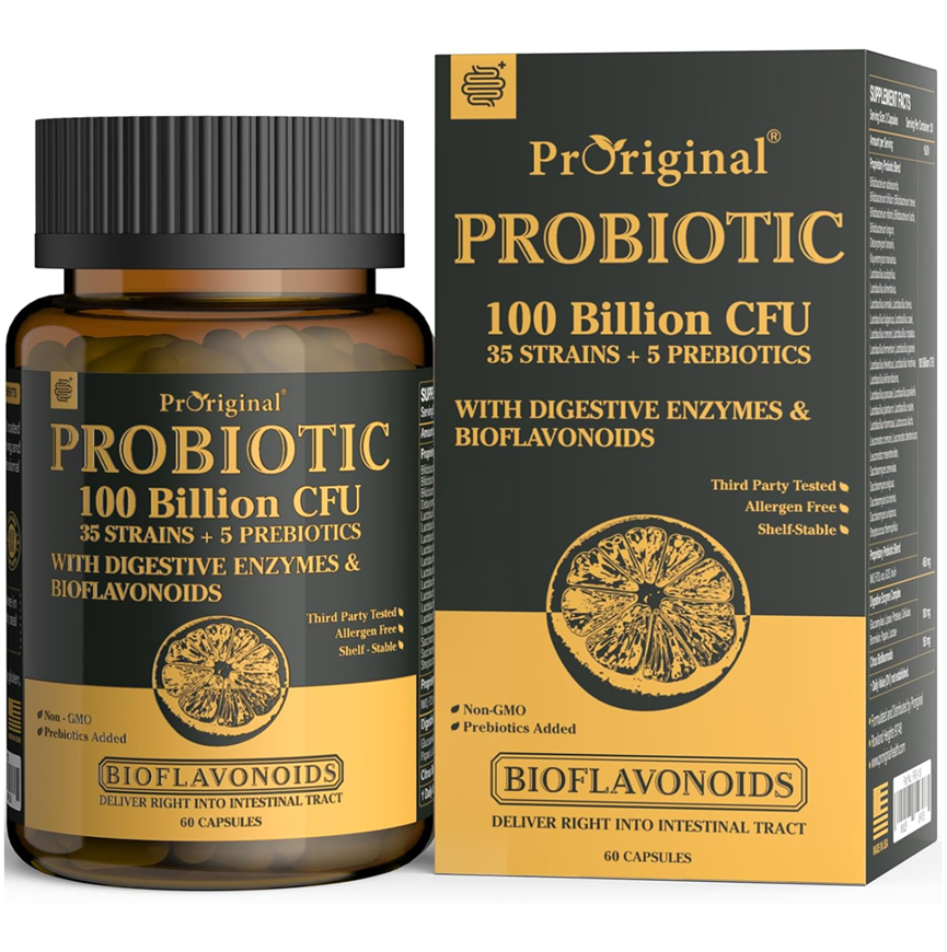 Probioticos Naturales 100 Billones Cfu 60 Capsula Proriginal