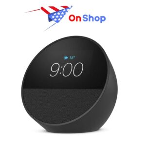 Amazon Echo Spot Altavoz Smart Alarm Con Reloj Y Alexa Color Negro