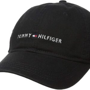 Gorra De Algodón Tommy Hilfiger Clasica - Negra Gorro Negro