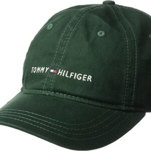 Gorra De Algodón Tommy Hilfiger Clasica - Gorro Verde