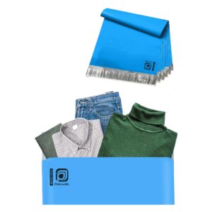 100x Bolsa Envios Grande Polietileno Ecommerce 40x30cm Azul