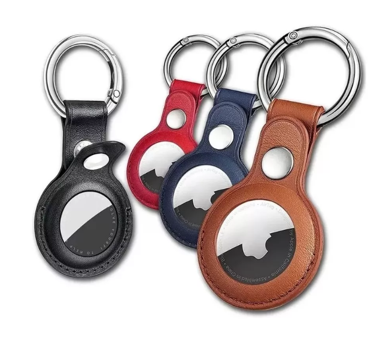 02 Funda Case Llavero Para Apple Airtag 2 Y 1 Cuero Y Micas 2026 y 2021 (copia) - Imagen 4