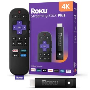 Roku Streaming Stick Plus 4k 2026 Control De Voz, Color Negro