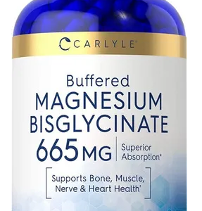 Vitamina Bisglicinato De Magnesio 665mg Carlyle 250 Capsulas