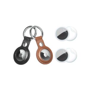 02 Funda Case Llavero Para Apple Airtag 2 Y 1 Cuero Y Micas 2026 y 2021 (copia)