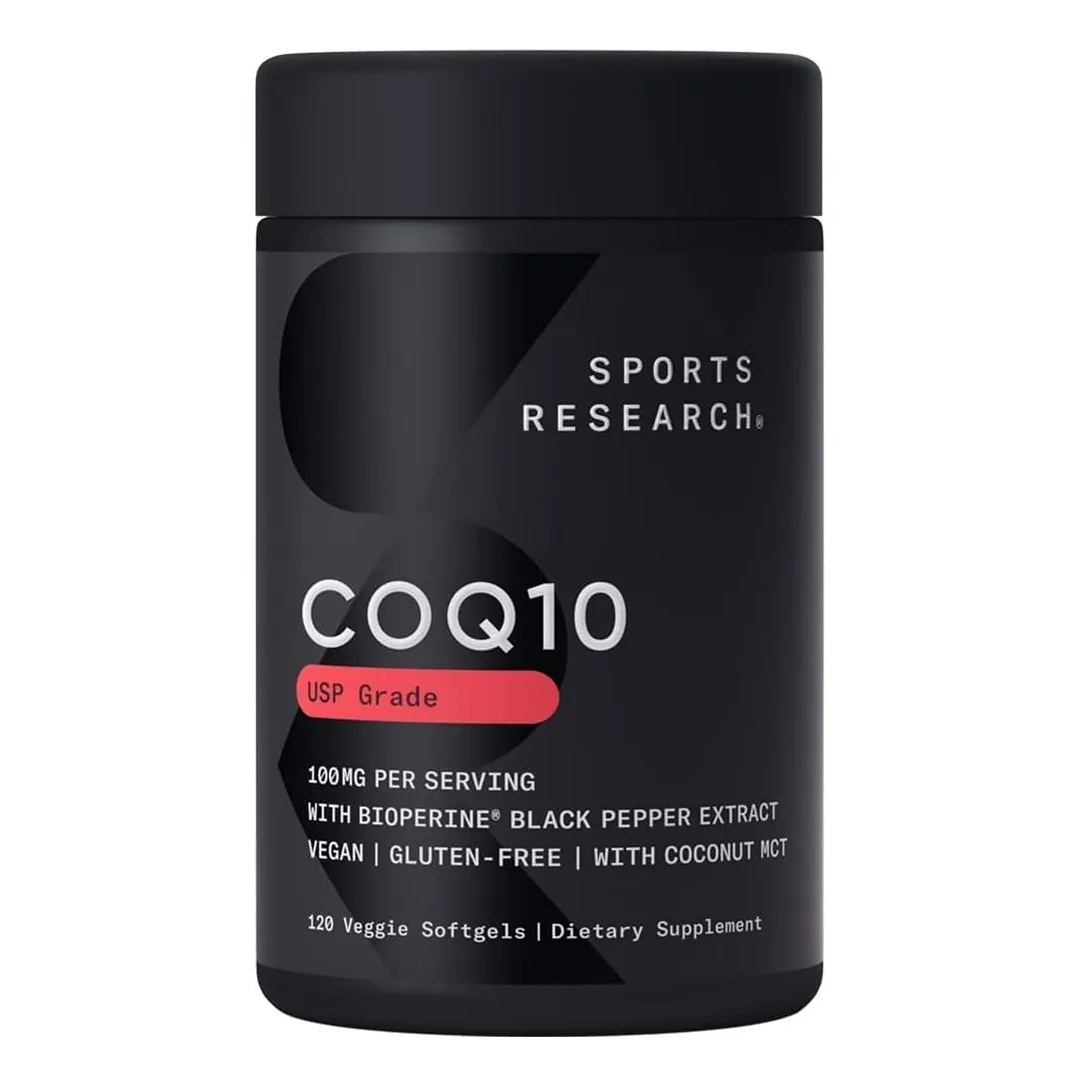 150 Caps Ubiquinol Coenzima Q10 Cápsulas Sport Research Insípido