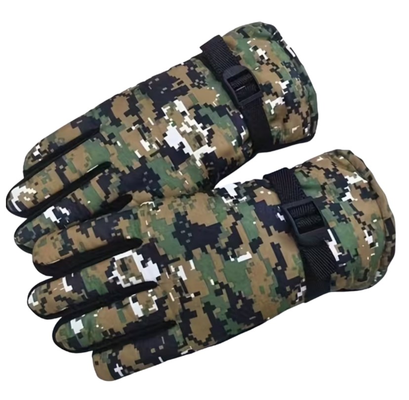 Guantes Termicos Frio Extremo Invierno Esqui Nieve Militar Verde