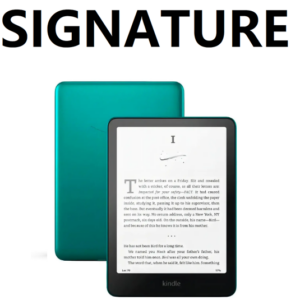 Amazon Kindle PAPERWHITE SIGNATURE E-reader 12va generacion de 7 pulgadas color verde green
