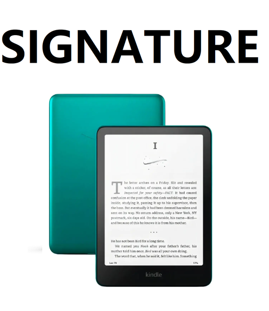 Amazon Kindle PAPERWHITE SIGNATURE E-reader 12va generacion de 7 pulgadas color verde green