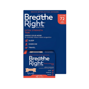Bandas Tiras Nasales Antironquidos Breathe Right - 72 Tiras