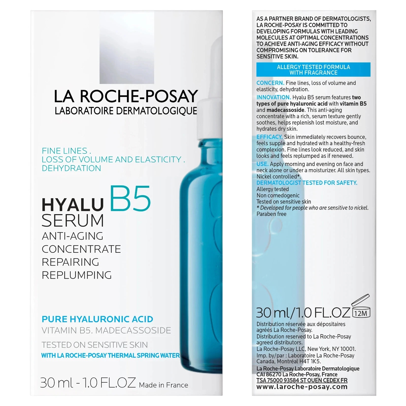 Serum facial La Roche Posay Hyalu B5 acido hialuronico antiarrugas tratamiento antiedad 30ml - Imagen 2