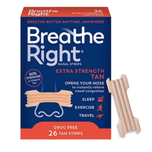 Tiras Nasales Breathe Right Respira Mejor Ronquidos Strong