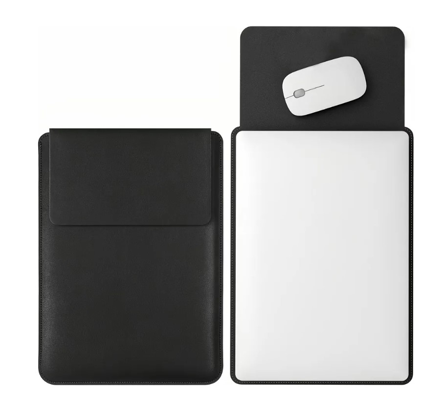 Case Estcuche Maletin Stand Para Laptops 13-14 pulgadas macbook hp lenovo dell asus samsung y más color negro macbook air 13.6 m5 m4 m3 macbook neo y más