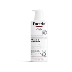 Eucerin Baby Jabón Y Shampoo Para Bebés, 2 En 1 400ml