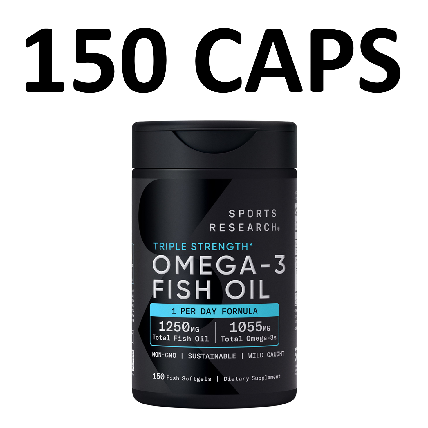 150 Capsulas Sports Research Ômega 3 Aceite De Pescado Fish Oil