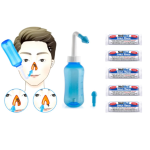 Limpiador Irrigador Lavado Nasal Botella Nariz + 5 Neil Med