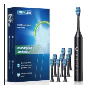 Cepillo Electrico Deppclean Recargable + Repuestos