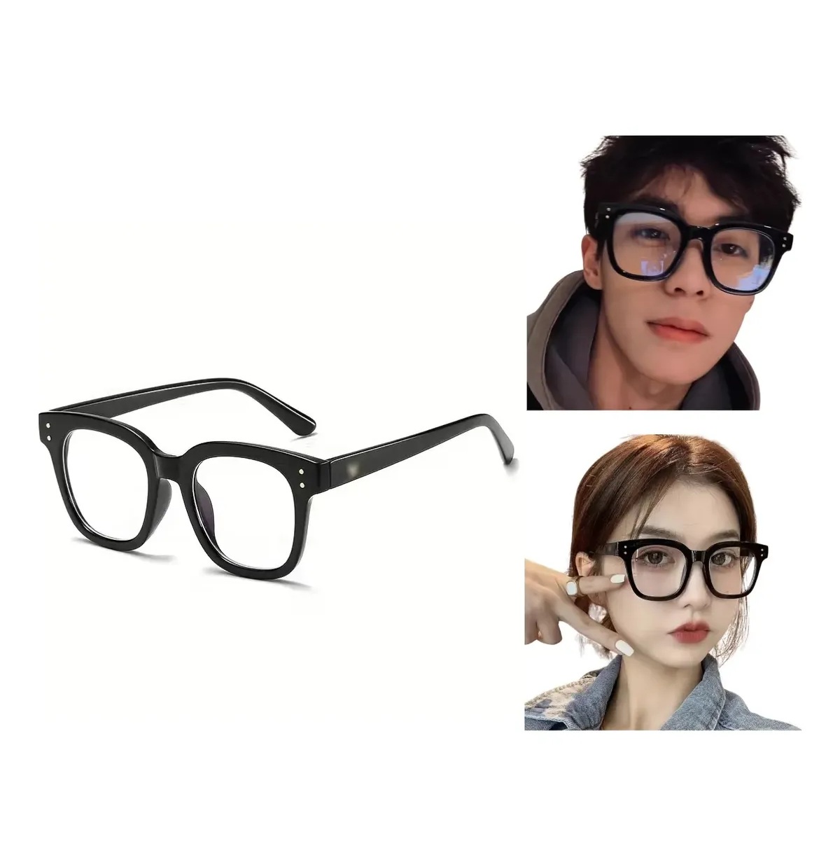 Lentes Estilo Coreano Moda Grandes Aesthetic Unisex