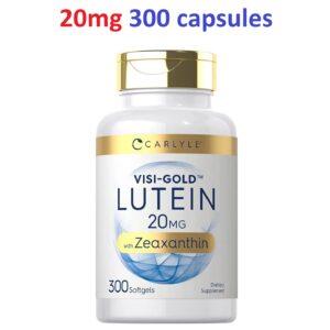 300 Capsulas Carlyle Luteina 20mg Con Zeaxantina Lutein