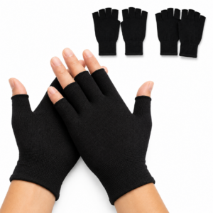 04 Guantes Delgados Mitones Sin Dedos