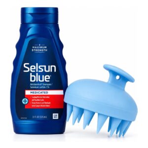 Masajeador Cuero Cabelludo + Shampoo Selsun Blue