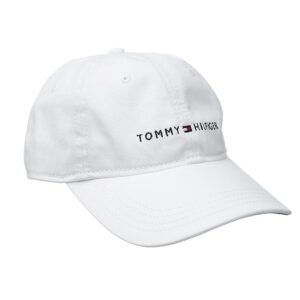 Gorra De Algodón Tommy Hilfiger Clasica - blanca