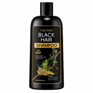 Shampoo Anti Canas Tinte Pelo Negro Cubre Canas