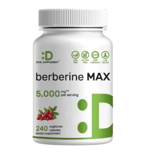 Berberine Deal Suplement Berberina Max 5000 Mg 240 Caps
